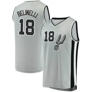 NIKE NBA SAN ANTONIO SPURS MARCO BELINELLI SWINGMAN ROAD JERSEY BLACK for  £70.00