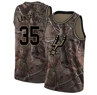 Men's Romeo Langford San Antonio Spurs Camo Realtree Collection Jersey - Swingman