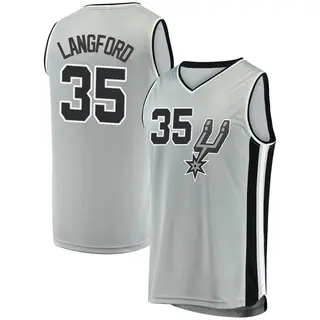 Youth Romeo Langford San Antonio Spurs Silver Jersey - Statement Edition - Fast Break